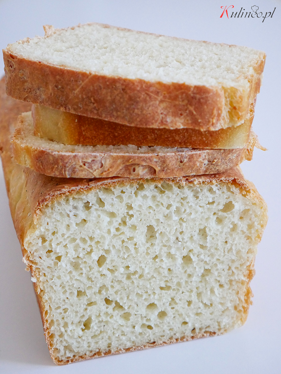 Przepis na chleb pszenny z dodatkiem twarogu