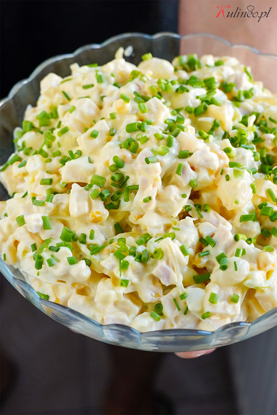 Sałatka z jajkiem i serem przepis